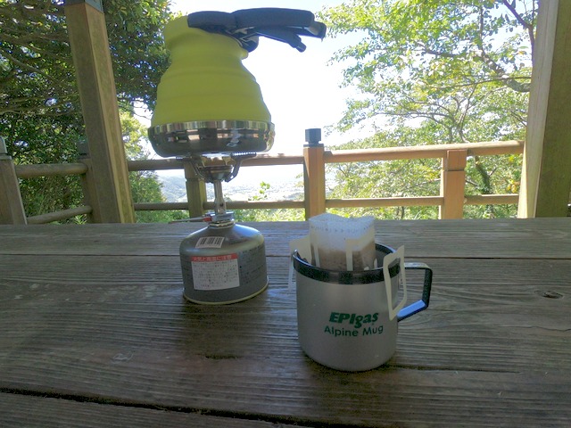 富山往路15（お湯を沸かしてコーヒーブレーク）201808