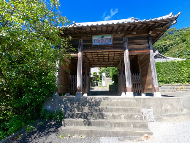 富山復路8（福満寺の仁王門）201808