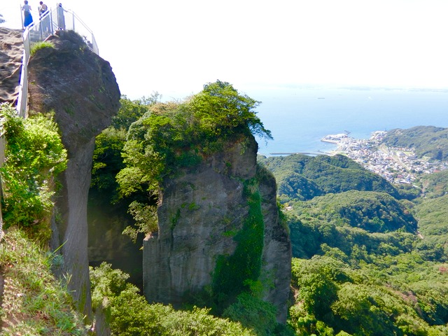 「鋸山日本寺」往路16(絶壁)201809