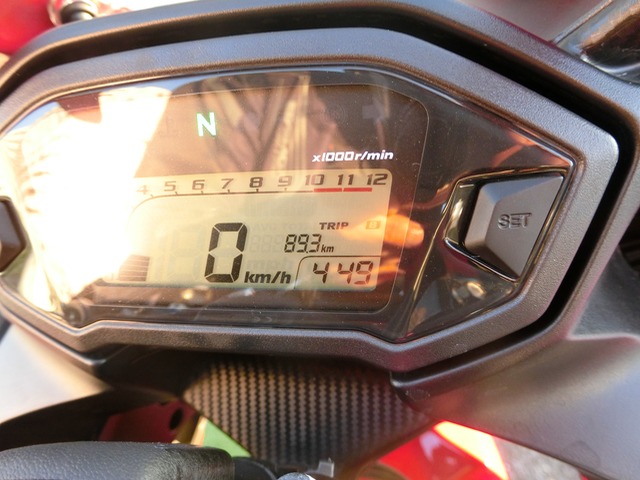 「鋸山日本寺」帰路02（本日の走行距離）201809