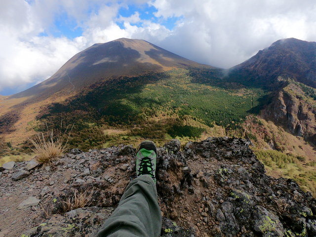 日本百名山 ２座目：浅間山その2（今回は黒斑山→蛇骨岳まで）