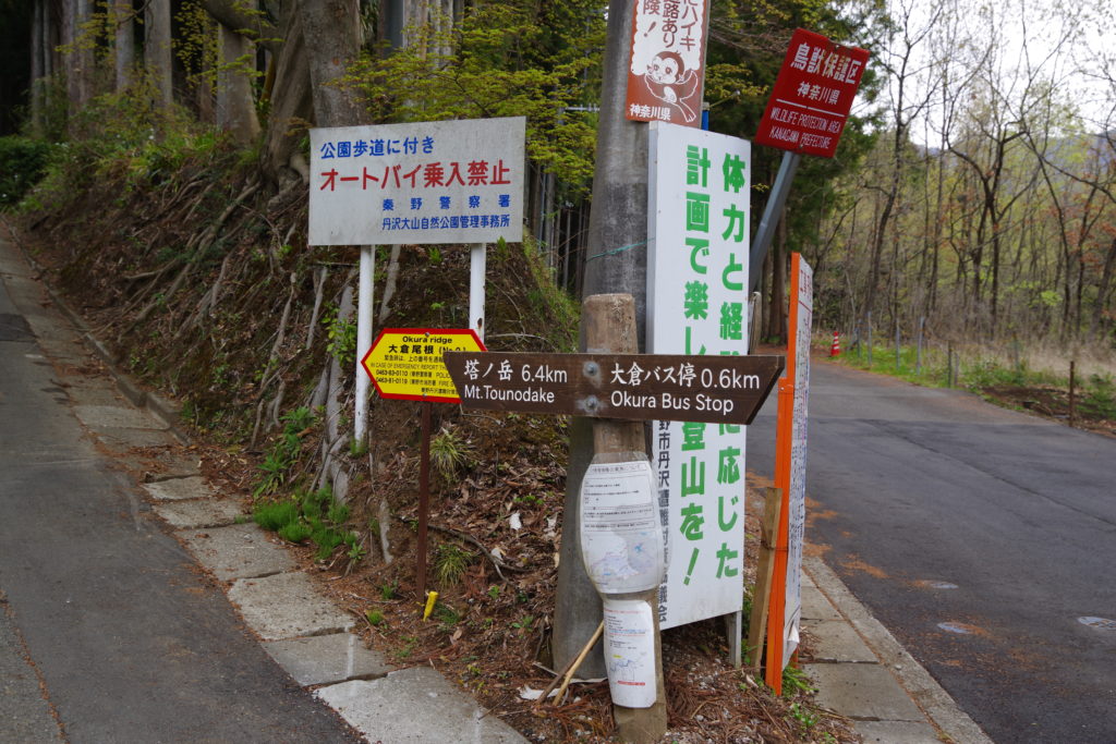 丹沢：塔の岳03（バカ尾根入り口）201904